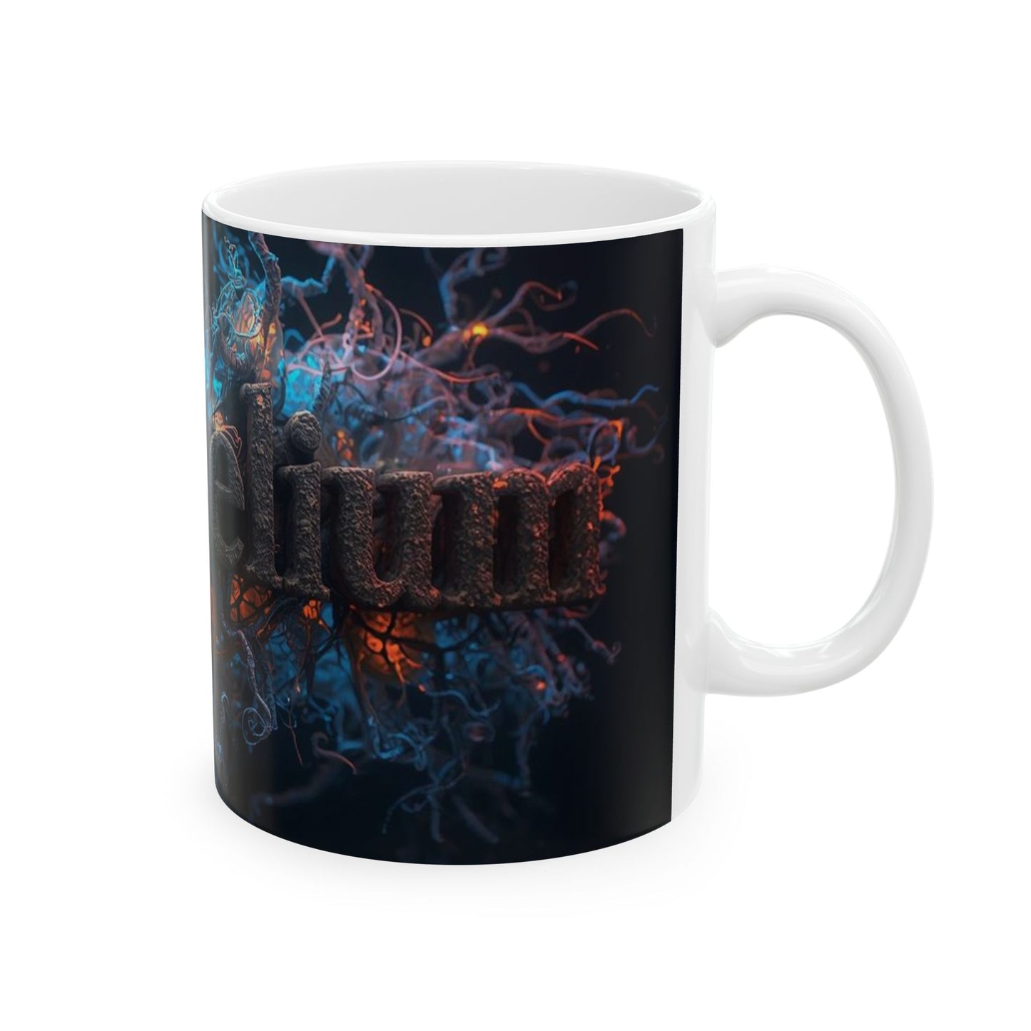 Melacelium Mug — Cosmic Design Ceramic Coffee Cup