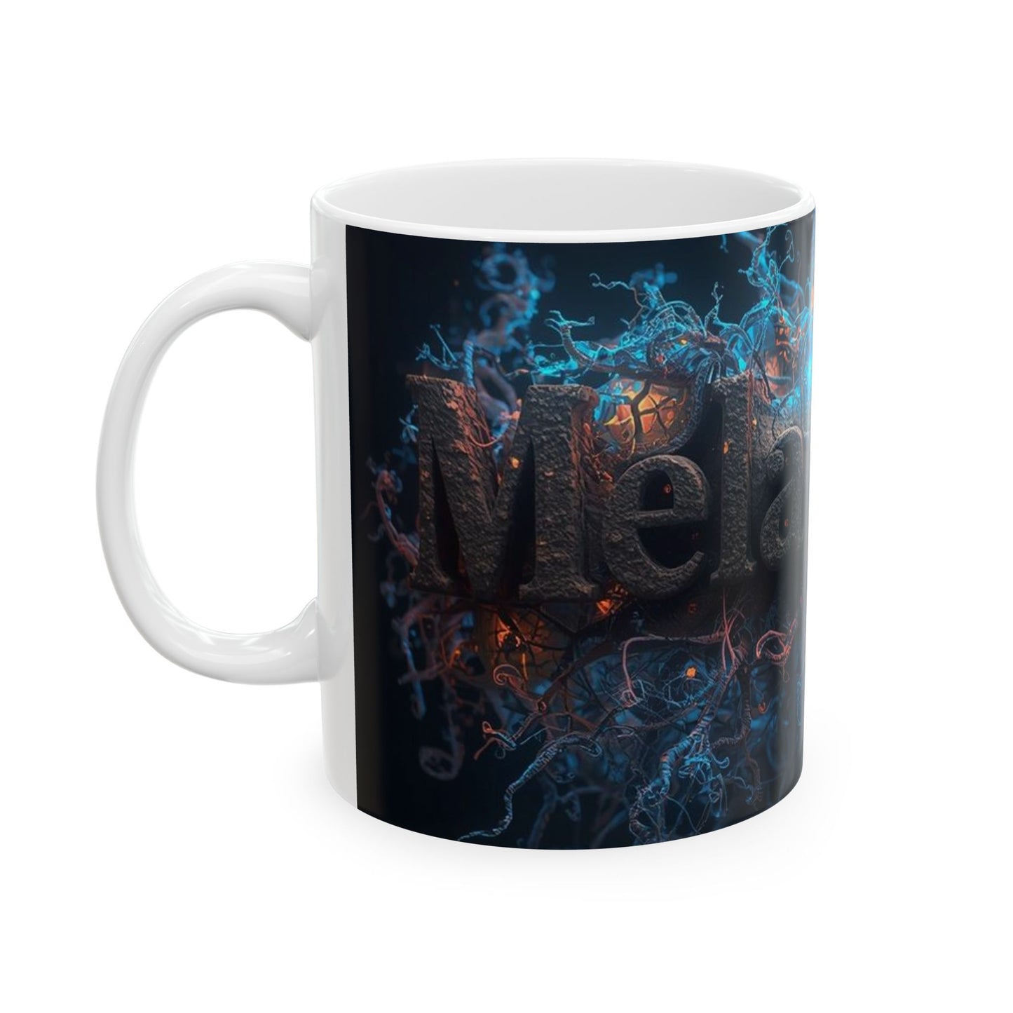 Melacelium Mug — Cosmic Design Ceramic Coffee Cup