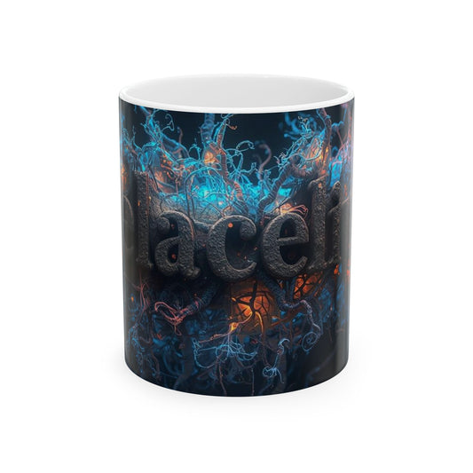 Melacelium Mug — Cosmic Design Ceramic Coffee Cup